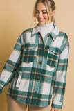 Potter Plaid Button Up Shacket