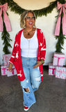 PREORDER - 3 designs: COZY CHRISTMAS CLOUD CARDIGAN