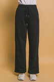 Kenny Drawstring Wide Leg Sweatpants with Pockets