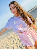 PEARL BOW STACK BEACH TEE