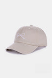 Bow Embroidered Washed Hats