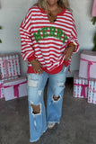 PREORDER - 3 designs: JOLLY & MERRY OVERSIZED PULLOVER