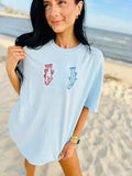 Fish Embroidered Tee
