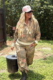 PREORDER - 2 prints: CAMO & BUTTERFLIES DRIFT AWAY JOGGERS