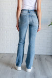 ALANA MID RISE CLEAN BOOTCUT JEANS