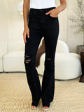 Sabrina High Waist Distressed Flare Jeans