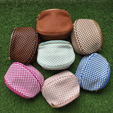 Pre Order: Woven Checkered Crossbody Bag 22 Colors