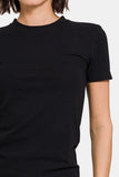 Cody Crew Neck Short Sleeve T-Shirt in black