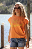 PREORDER- LAKE WEEKEND TEE - Orange