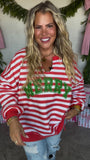 PREORDER - 3 designs: JOLLY & MERRY OVERSIZED PULLOVER