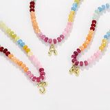 PRE ORDER Rainbow Bubble Initial Necklace