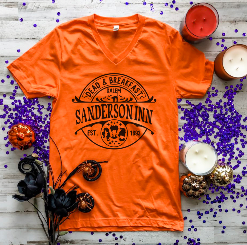 Sanderson Inn V Neck Tee