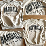 Reversible Baseball/Softball sweatshirt
