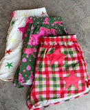 PREORDER - 3 designs: ALL STAR HOLIDAY SHORTS