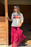 PREORDER - 2 colors: AUTUMN BLOOMING MAXI SKIRT