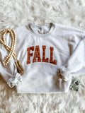 Fall Embroidered Applique Sweatshirts