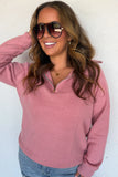 PREORDER- FIELD & STABLE QUARTER ZIP PULLOVER