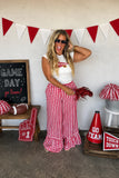 PREORDER -  DIXIE GINGHAM RUFFLE PANTS