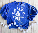 Comfy & Cozy Bleached Sweatshirts