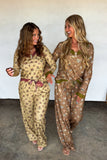 PREORDER - 2 designs: FLORAL & LACE WAFFLE PJS