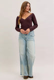 Brenda High Waist Straight Jeans