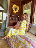 PREORDER- SUNRISE & COFFEE LUXE PJ SET - Yellow