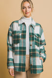 Potter Plaid Button Up Shacket