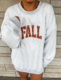 Fall Embroidered Applique Sweatshirts