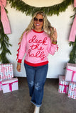PREORDER - 2 colors: DECK THE HALLS BOW SWEATER