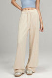 Zoe Drawstring Wide Leg Pants with Pockets