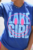 Lake Girl Smiley Tee