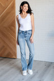 ALANA MID RISE CLEAN BOOTCUT JEANS