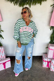 PREORDER - 3 designs: JOLLY & MERRY OVERSIZED PULLOVER