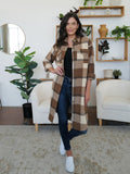 Isabel Plaid Longline Jacket