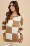 Annie Checkered Sweater