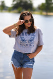 Salty Babes Beach Club Crop/Tee