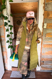 PREORDER - 2 prints: CAMO & BUTTERFLIES EASY DOES IT PULLOVER