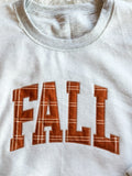 Fall Embroidered Applique Sweatshirts