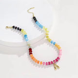 PRE ORDER Rainbow Bubble Initial Necklace