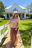 PREORDER - 2 colors: AUTUMN BLOOMING MAXI SKIRT