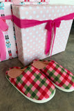 PREORDER - 2 designs: COZY CHRISTMAS SLIPPERS