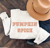 PUMPKIN SPICE COLLEGIATE FLEECE SWEATSHIRT