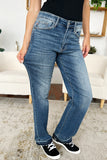 Blake Mid Rise Release Hem Jeans