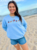 Summer Favorites Embroidered Sweatshirt