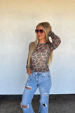 PREORDER - 3 colors: HUNTING DRESS IT UP MESH TOPS