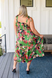 Linger Longer Dress in Green