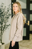 A Million Different Reasons Hooded Pullover in Ash Mocha