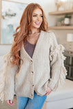 Pat Fringe Cardigan