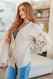 Pat Fringe Cardigan
