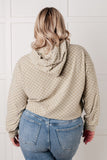 Tess Checkered Hoodie in Sage